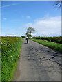 Quiet road by East Bonhard farm in EH51 9RR