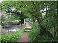Footbridge over Moors River in BH22 8XA