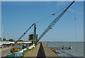 Boatyard Crane Burnham in Burnham-on-Crouch South Ward