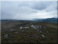 Weather rapidly advancing on the top of Carn Bingally in IV4 7NA