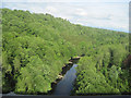 River Dee from A483 bridge looking east in LL14 5AR