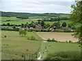 Turville Village from Turville Hill in RG9 6QX