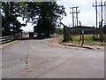 Footpath to Enterprise Park in IP13 0QE