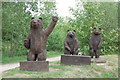 Cute Bear Sculptures in LN6 3RU