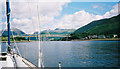 Approaching Ballachulish Bridge from the West in PA39 4JY