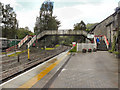 Footbridge at Betws-y-Coed Station in LL24 9AA