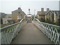 Looking across Albert Bridge, Stamford in PE9 2NQ