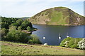 Boats moored on Llyn Clywedog in SY18 6NX