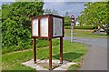 Parish notice board, Bransford Road, Rushwick in WR2 5TF