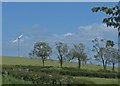 Wind turbine at Sinnington Common Farm in YO62 6NY