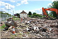 Council House Demolition, Limepit Lane. in WS11 4RH