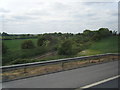 Railway cutting seen from M25 in RM14 3QH