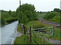 Hall Lane and disused railway in S43 2NL