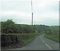B4390 at Maes-y-Nant looking east in SY21 8BL