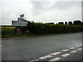 The junction of the B5013 with B5014 near Uttoxeter in WS15 3EQ