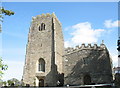 The Tower and St Beuno's Chapel from the West in LL54 5PB