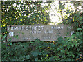 Ermine Street sign in SG13 7PJ