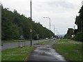 The A89 looking east from Houston Mains in EH52 6PA