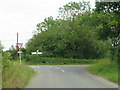 Road junction near Hardwicke Farm in GL2 3QE