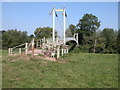 Footbridge over the river Wye in HR1 4UB