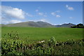 Field with a view of Skiddaw in CA12 4RJ