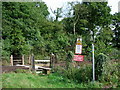 Footpath across railway line near Kemsing Station in TN15 6HU