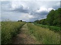 Footpath by the River Brant near South Hykeham in LN5 9SX