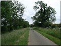 Lane on Branston Moor in Branston and Mere