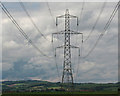 Pylons near Newton of Falkland in KY15 7QU