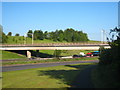 Railway bridge over the M6 at Penrith in CA11 9BS