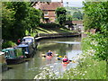 Canoeing, Kennet and Avon Canal in SN10 2JY