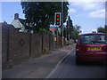 Traffic lights on A22 East Grinstead in RH19 2AZ