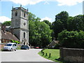 Approach to the church at Wimborne St Giles in BH21 5LZ