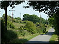 Summerley Lower Road and the hillside above in S18 4BU