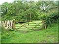 Field entrance off Park Lane in Halton-with-Aughton