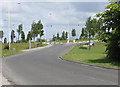 Roundabout off the A67 in DL2 1HJ