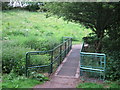 Footbridge over Woodham Burn in Newton Aycliffe in DL5 5BW