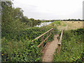 Footbridge beside the River Avon in B50 4NT
