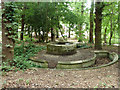 Derelict fountain, South Hill Wood in BR4 0HL