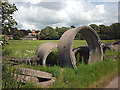 Concrete pipes, Gift Hall Farm in PR3 0JR