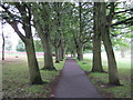 Footpath in North End Recreation Ground Darlington in DL3 0HP