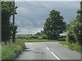 Minor road joins the B3153 at Christian's Cross in Kingweston