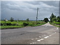 Dark clouds over the road to Somerton in Kingweston