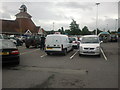 Tesco car park in HR2 7UT