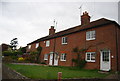 Row of cottages, Hothfield in TN26 1EU