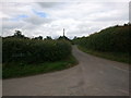 Rhystone Lane joining Tidnor Lane, looking north in HR1 4JU