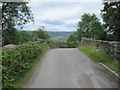 Railway bridge over former railway line, now a walking / cycling track in NP7 9RU