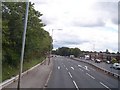 East Lancs Road approach to Lancaster Road traffic lights in M6 7PA