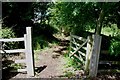Entrance to Footpath near Wolgarston in ST19 5RS