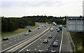 2011 : M4 looking west from the Westerleigh Road overbridge in BS16 7NF